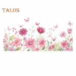 Seinakleebis Romantiline liblikas lillemuster Isekleepuv Suurep&auml;rane kleepuvus Libisemisvastane Niiskuskindel Magamistoa Elutoa Seinakaunistus 1 Set