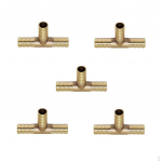 10 tk messingist teet&uuml;&uuml;pi tisleri k&uuml;tusevooliku pistik gaas 10 mm 8 mm