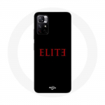 Redmi Note 11 5G Elite 5. hooaja &uuml;mbris, punane logo must taust
