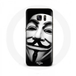 &Uuml;mbris Samsung Galaxy S7 Edge jaoks Oleme leegioni anon&uuml;&uuml;mne mask