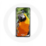 &Uuml;mbris Samsung Galaxy J7 Macaws Parrot Orange Green jaoks