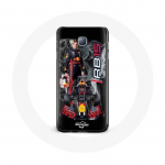 &Uuml;mbris Samsung galaxy J7 2016 Vormel 1 Max Verstappen F1 Driver Red Bull 15 jaoks