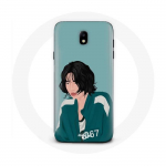 &Uuml;mbris Samsung Galaxy S5 Squid Game Kang Sae Byeok Fanart Face Drawing jaoks