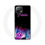 Coque pour Xiaomi Mi 11 Lite Exo Groupe K-pop Logo Chanson Promise