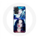 Coque pour Samsung Galaxy A13 4G / A13 4G Lite Blackpink Groupe K-pop Filles Lisa et Jisoo Lovesick girls poster the album