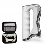 Fascia Massager keha kraapimine NEMS mikrovoolu vibratsiooniga lihasstimulaator, l&otilde;dvestus, salendav vormiv Guasha massaaži nuga valge