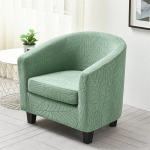 Jacquard Elastic Club Bath Tub Armchairs Chair Slipcovers Stretch Single Sofa Cover Couch Cover for living Room with Seat Covers