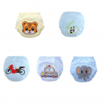 5 tk Poti treenimisp&uuml;ksid Beebipoistele T&uuml;drukutele WC Aluspesu Treeningp&uuml;ksid Riidest m&auml;hkmed L