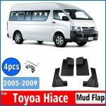 2005-2011 Front Rear 4pcs FOR Toyota Hiace 7 seat Mudguards Fender Mud Flap Guard Splash Mudflaps Car Accessories Mudguard must