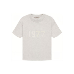 Fear Of God Essentials 1977 kollektsioon SS22 T-s&auml;rk digitaalse flokeerprindiga Unisex Topid Hele Kaer FOG-SS22-043 L