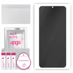 apgo Hydrogel Privacy Matte Screen Protector for ZTE Tianji A41 Pro, Anti Spy, Hydrogel Film, Flexible, Soft TPU with positioning layer easy installat