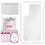 apgo Ultra Clear Protective Skin Sticker for the back compatible with Samsung Galaxy S21 5G, Wrap Film, Hydrogel Film, Flexible, Soft TPU with positio