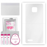 apgo Ultra Clear Protective Skin Sticker for the back compatible with Ulefone Note 7, Wrap Film, Hydrogel Film, Flexible, Soft TPU with positioning la