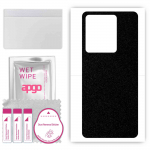 apgo Protective Skin Sticker for the back compatible with Vivo T1 Pro 5G, Wrap Film, Foil, Vinyl - Pattern Matte Black