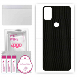 apgo Protective Skin Sticker for the back compatible with Alcatel 3x, Wrap Film, Foil, Vinyl - Pattern Matrix