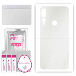 apgo Protective Skin Sticker for the back compatible with Lenovo Z5s, Wrap Film, Foil, Vinyl - Pattern Matte Transparent