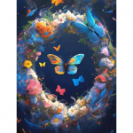 DIY t&auml;is&uuml;mmargune teemantmaal Ristpistes 3D kunstistiilis kodu stseen loomade dekoratiivne teemantmaal 5d teemantkunstimaal Full Round 25X37.5CM