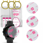 3x apgo Ultra-Clear Hybrid protective glass compatible with Garmin Forerunner 945, flexible nano glass, great replacement for tempered glass, scratch-