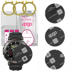 3x apgo MATTE h&uuml;briidne kaitseklaas, mis &uuml;hildub Amazfit T-Rex Ultraga, painduv nanoklaas, suurep&auml;rane asendus karastatud klaasile, kriimustuskindel