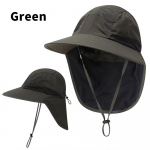 Suvine kiirelt kuivav meeste naiste m&uuml;ts &otilde;ues kasutamiseks m&otilde;eldud n&auml;omask laia &auml;&auml;rega &auml;mbrik&uuml;bar p&auml;ikesekaitse laia &auml;&auml;rega m&uuml;ts kalap&uuml;&uuml;giks jahiks （55-60cm）