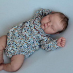 20'' 50 cm Peaches Bebe Reborn beebinukk juurtega juustega Pehme puutega riidest keha taass&uuml;nni simulatsiooninukk Elutruu 3D maalitud nahaga vasts&uuml;ndinud nukud lastele cloth body