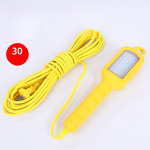 15W 25LED garaaživalgusti 220V 10m toitekaabli t&ouml;&ouml;valgusti magnet auto s&otilde;iduki remondi &uuml;levaatuslamp 1500LM ehitusvalgusti 30 beads
