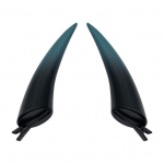 1 paar Devil Horn Juukseklambrid Halloween Cosplay Deemonid Sarv Pardnokk Reguleeritav Naiste T&uuml;drukute Juuksed Barrette Juuste Aksessuaarid Fotorekvisiitori kingitus B