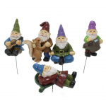 5 tk Mini aiap&auml;kapikkude kujuke haldja aiap&auml;kapikkude komplekt Miniatuurne kujuke V&auml;ike aiap&auml;kapikk &otilde;ues bonsai p&auml;kapikud p&auml;kapikud p&auml;kapikk 5pcs one set