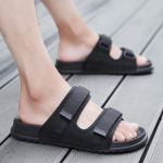 Superkerged vabaaja meeste sandaalid jahedad &otilde;uesussid suvised pl&auml;tud mugavad libisemiskindlad meeste rannajalatsid Zapato Hombre 39