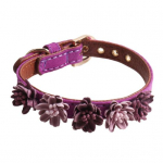 Kutsika kaelarihm, lillekujuline disain, dekoratiivne reguleeritav lemmikloomakoerad kassid lilleline kaelarihm Lemmikloomatarvikud 28cm lilla