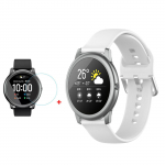 Pehme silikoonrihm ja karastatud kile Solar LS05 randmepaela jaoks oranž