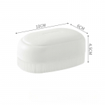 Pesuhari Pehmed harjased ei tee haiget Riided Puhas krae aluspesu V&auml;ike hari Multifunktsionaalne majapidamispuhastuslaudhari Kingahari 10*6*4.5cm valge