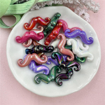 20 tk 9,1 * 23,6 mm v&auml;rvilised akr&uuml;&uuml;list habemehelmed DIY k&auml;sitsi valmistatud ehete tarvikud mitmev&auml;rviline