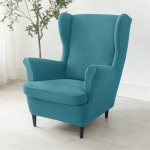 Elastne kaldus tiivaga tooli kate Polar fliisist King tugitooli kate Stretch Wingback diivanikatted padjakattega kodukaunistusega