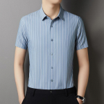 Meeste s&auml;rk suvine l&uuml;hikeste varrukatega mood noorte korea trendikas meeste riided polo krae top S