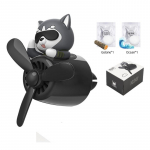 Auto &otilde;huventiili v&auml;rskendaja parf&uuml;&uuml;mi klamber karu piloot modelleerimine auto aroomiteraapia LED ventilaatori l&otilde;hn aroomi hajuti autode dekoratsioon