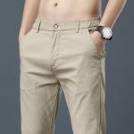 Pikad p&uuml;ksid Meeste vabaaja p&uuml;ksid Meeste sportlikud lahtised sirge toru Trendikas Slim Fit Ice Silk Suvine stiil 28