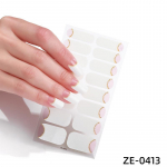 Uued prantsuse manik&uuml;&uuml;ri kleebised, sibulapulbri k&uuml;&uuml;nelaki kile, lihtsa marmorist lehmamustriga k&uuml;&uuml;nekleebiste aksessuaarid