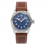 Hamilton Khaki Field Expeditioni nahast rihm sinine numbrilauaga automaatne H70225540 100M meeste k&auml;ekell sinine