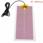 1X USB 5V 10cm*21cm soojendussoojendi Talvine soojendusplaat v&ouml;&ouml;jalatsite jaoks