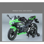 1/12 KAWASAKI Ninja 400 m&auml;ngumootorratta miniatuurne survevalu metallist mudel 1:12 Super Sport Sound & Light kollektsiooni kingitus poisile