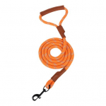 Lemmiklooma veoj&otilde;u jalutusrihm, kiirelt vastupidav, eriti pikalt vabastatav, kulumiskindel p&ouml;&ouml;ratav klamber koos k&auml;epidemega, p&otilde;genemiskindel erksav&auml;rviline helkur lemmikloomakoer S oranž