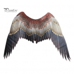 Halloweeni Cosplay tiivarekvisiit koos elastse rihmaga kunstnahast hea detail Lavaetendus Rollim&auml;ng Peotants v&otilde;ltstiivaga must