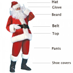 7tk/komplekt Luksuslik j&otilde;ulumeeste j&otilde;ulukost&uuml;&uuml;m j&otilde;uluvana komplekt t&auml;iskasvanutele m&otilde;eldud j&otilde;uluvana &uuml;likond XL punane