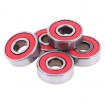 5 tk Red Abec-7 608Rs rula rull-tihendiga kuullaagrid 8X22X7Mm punane