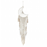Moon Macrame seinavaip Boho seinakaunistus Macrame Deco parditud k&auml;sitsi valmistatud laste t&uuml;drukute toa kaunistus kingitus 25x102cm