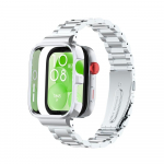 Roostevabast terasest rihma &uuml;mbrise kaitse Huawei kella Fit 3 nutikella metallist k&auml;ev&otilde;ru jaoks huawei kella fit3 jaoks, rihm + kaitsekate for Huawei watch Fit3 h&otilde;be