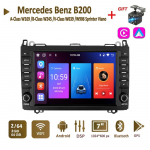 Android Autoradio Mercedes-Benz A-klassile W169 B-klassile W245 V-klassile W639 W906 Sprinter Viano Carplay Auto Multimeedia GPS 2din Autoradio 2+64GB 2+64GB