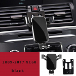 LHD autotelefoni hoidik Volvo S60 V60 S90 V90 Xc40 Xc60 Xc90 auto kujundamise kronsteini GPS-alusele, p&ouml;&ouml;ratav tugi mobiilsed tarvikud