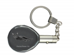 Havana brown Cat - Fob with cat photo, crystal key ring in gift box, unique gift by Art-Dog brand